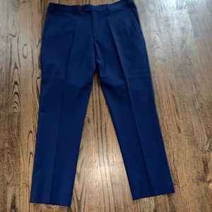 Bar III, navy blue men's dress pants, waist 36 and is length 30.